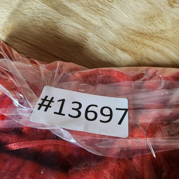 Free People Sweater Womens Small Red Knit Carter Oversized Boho - Picture 10 of 10